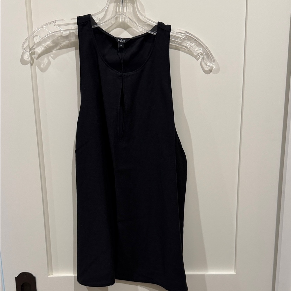 Rails linen Black Tank Top. NWT